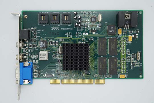 丽台Winfast S800 PCI 8MB显示卡（MPACT 2芯片）